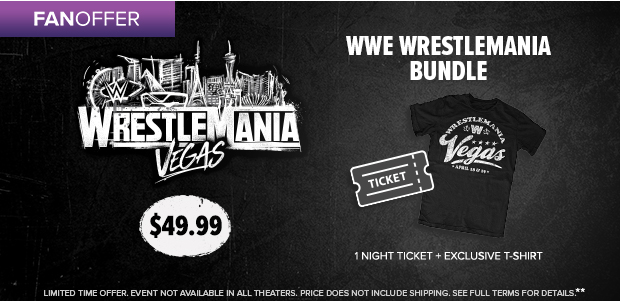 WWE WRESTLEMANIA BUNDLE**