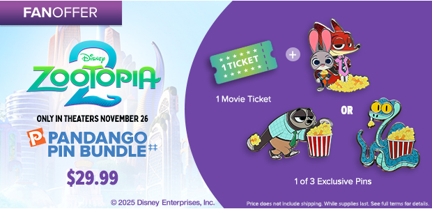 ZOOTOPIA 2 PANDANGO PIN BUNDLE