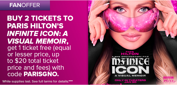 BUY 2 TICKETS TO PARIS HILTON'S INIFINITE ICON: A VISUAL MEMOIR