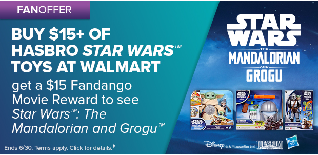 BUY $15+ OF HASBRO STAR WARS TOYS AT WALMART‡
