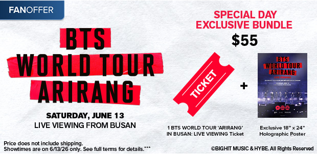 BTS WORLD TOUR ARIRANG SPECIAL DAY EXCLUSIVE BUNDLE***