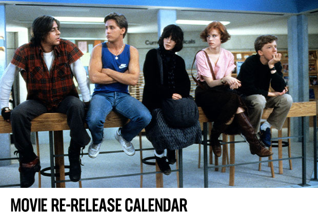 Movie Re-Release Calendar