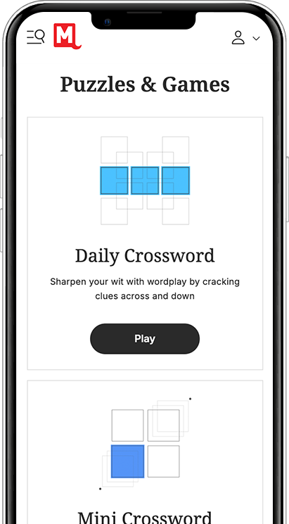 mobile phone with image of news article