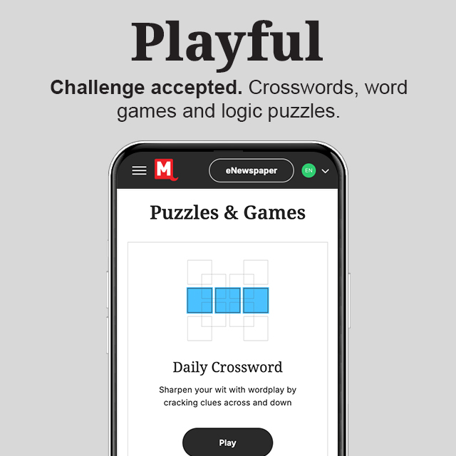 Playful - Challenge accepted. Crosswords, word games and logic puzzles.
