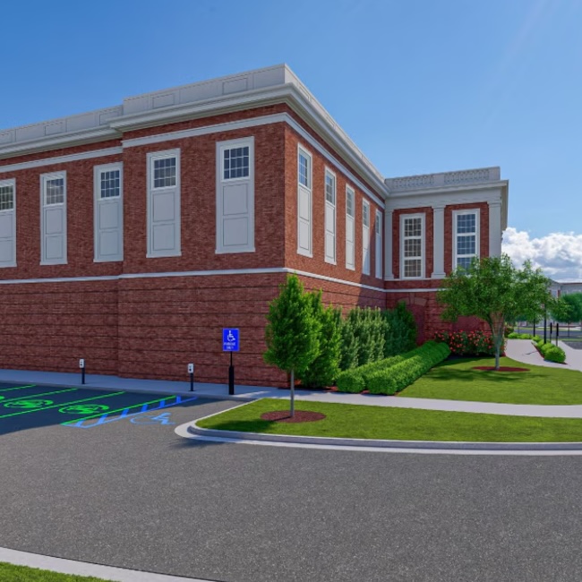 rendering of University of Alabama's new data science school (University of Alabama)