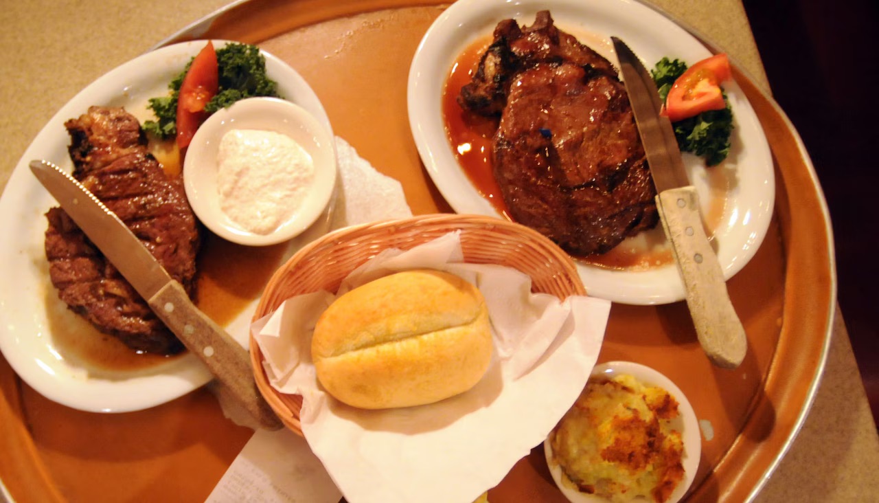 Steaks at The Bright Star, a beloved restaurant in Bessemer, Alabama. (The Birmingham News file photo/Hal Yeager)