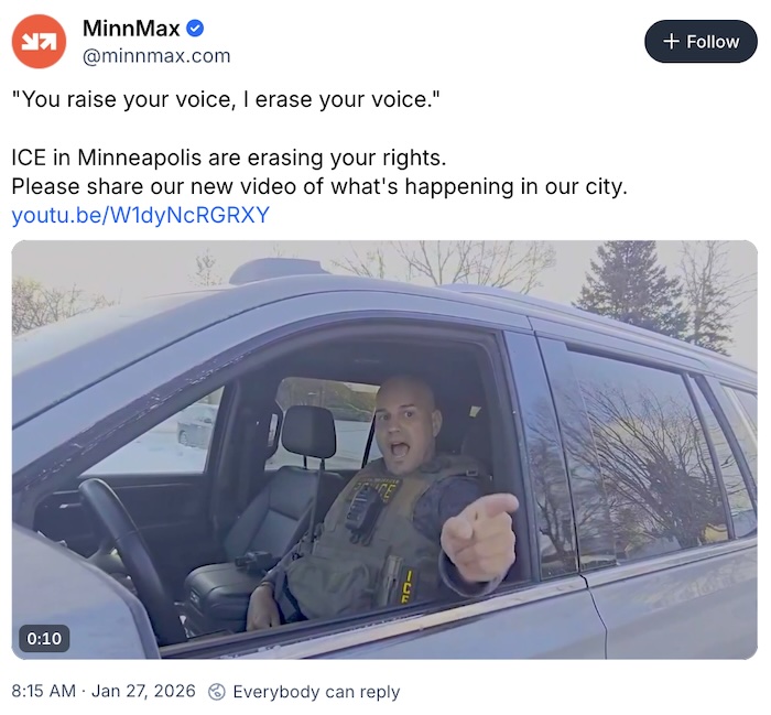 Minn Max on Bluesky; 