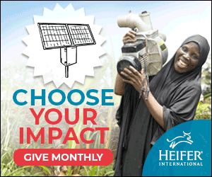 Choose your impact with a monthly gift from Heifer International.