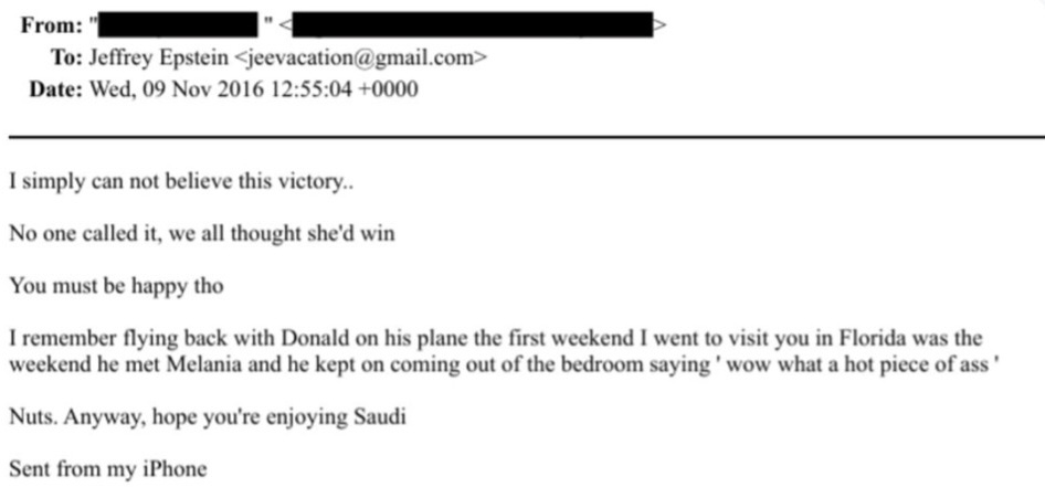 A document from the Epstein files