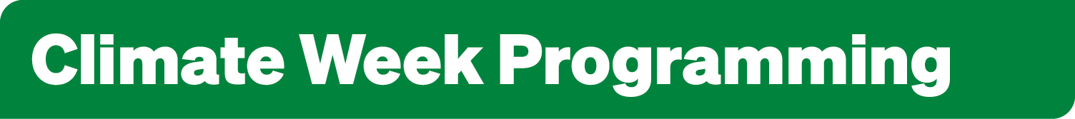 Climate Week Programming