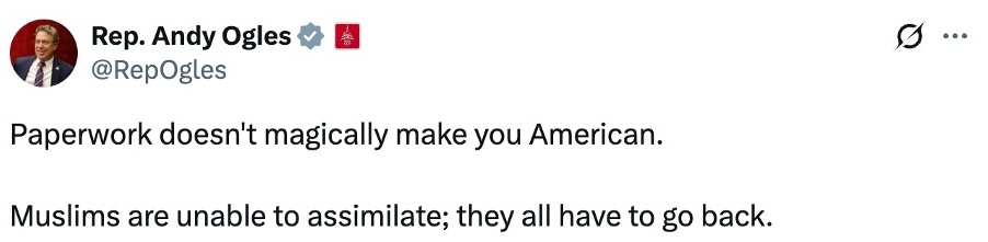 Rep. Andy Ogles on X.com