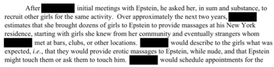 A document from the Epstein files