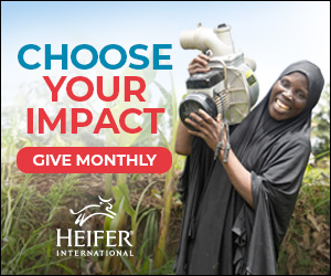 Give monthly to Heifer International and help women like Halima.