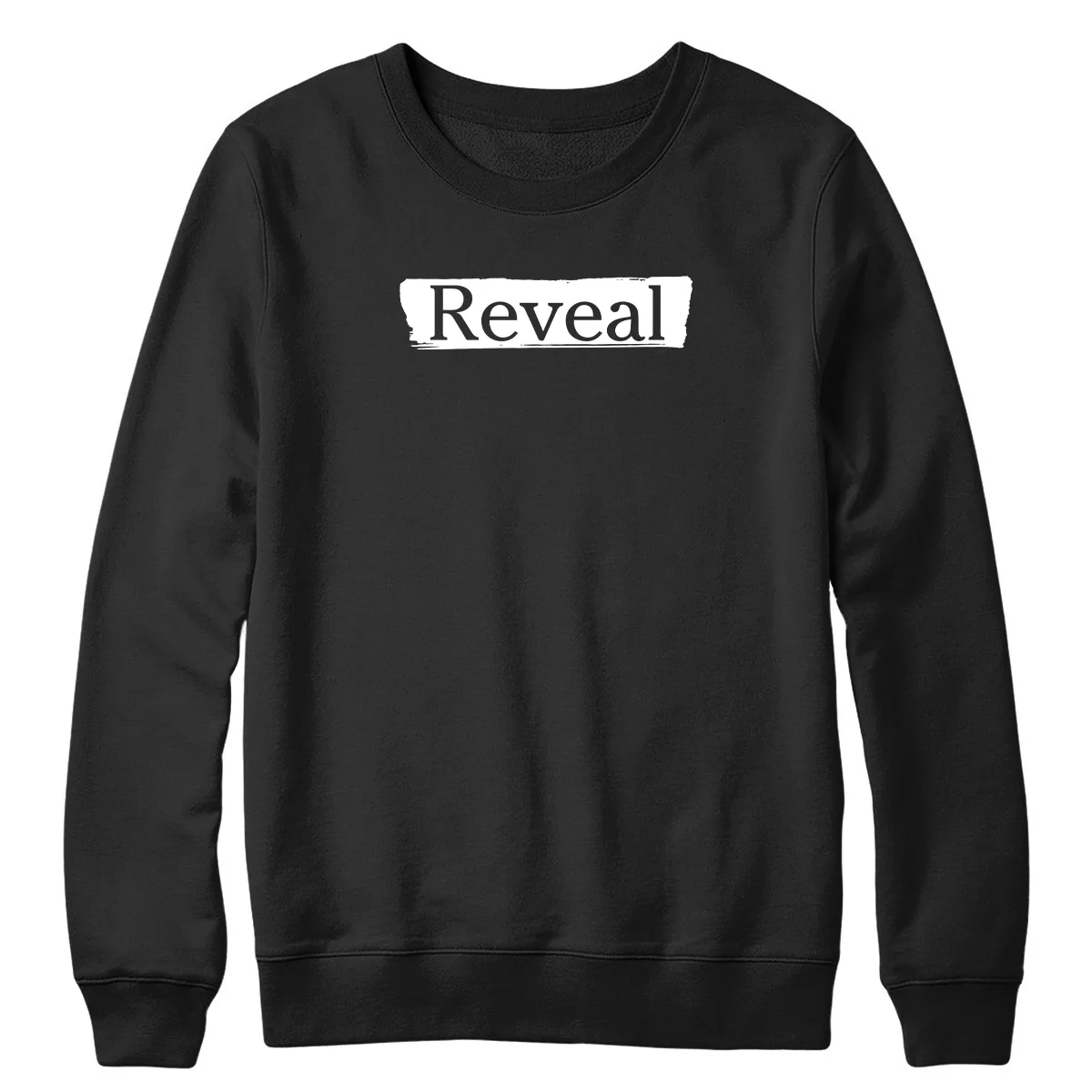 Stay warm while standing for accountability in the Reveal crewneck.
