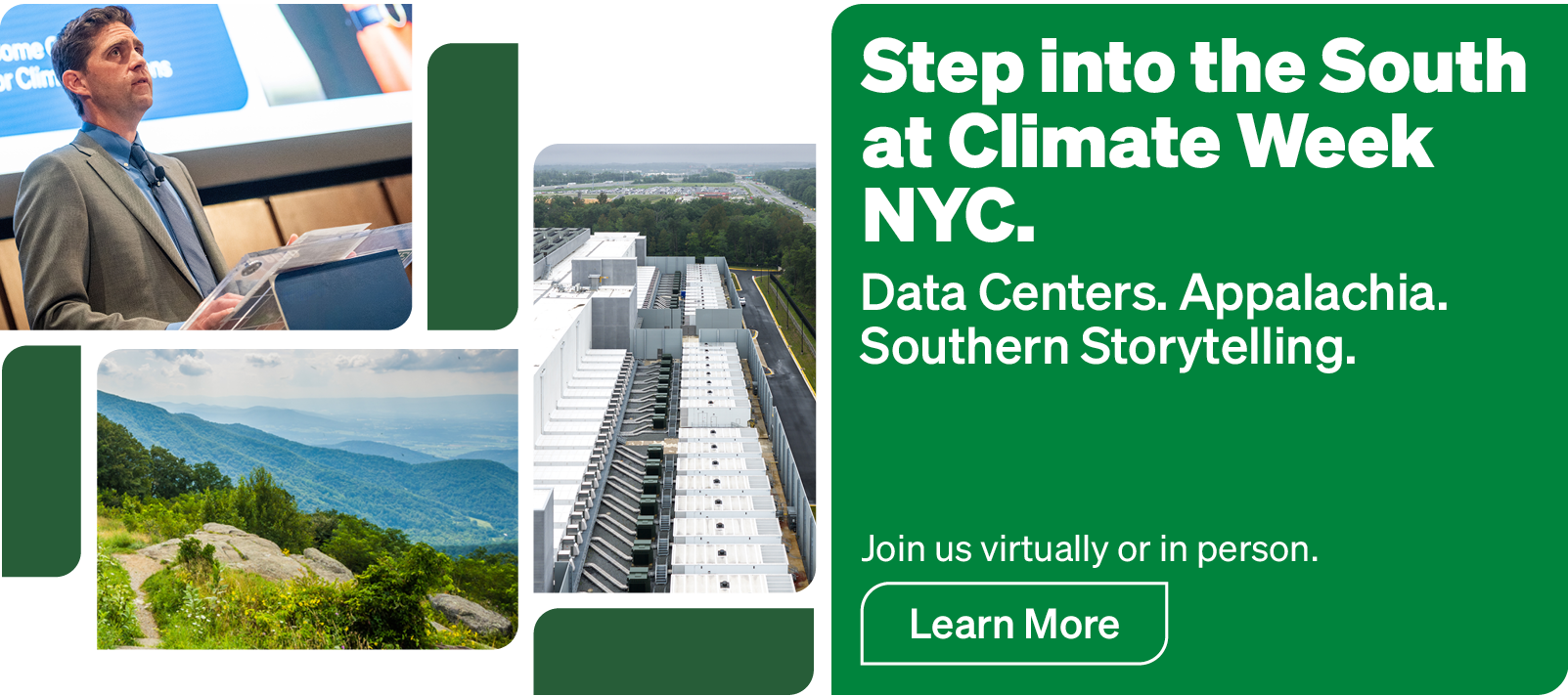 Step into the South at Climate Week NYC. Learn More.