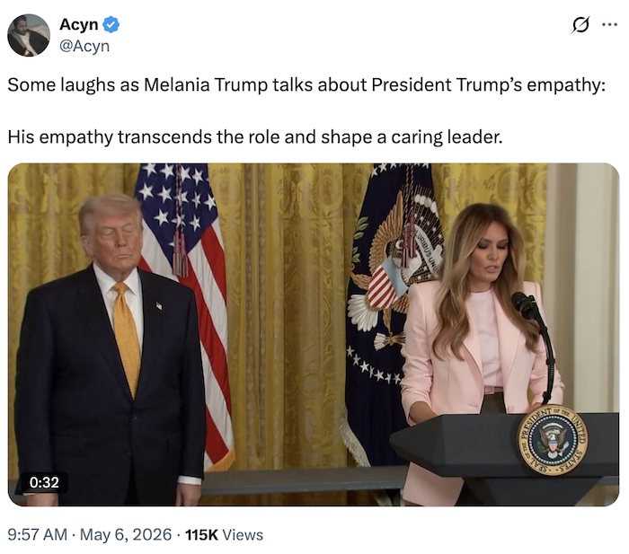 Aaron Rupar on Bluesky; Trump: 