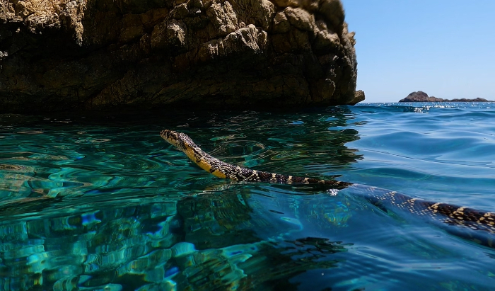 The horseshoe whip snake (Hemorrhois hippocrepis) first appeared on Ibiza two decades ago. 