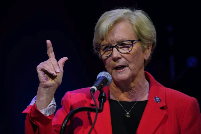 Photo of Rep. Chellie Pingree of Maine, who is demanding answers about an EPA report on the toxicity of the forever chemical PNFA that the agency has completed but not released. 