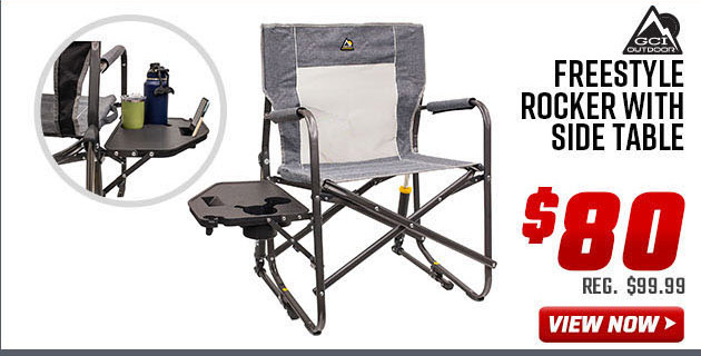 GCI Outdoor Freestyle Rocker with Side Table