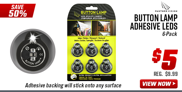 Panther Vision Button Lamp Adhesive LEDs 