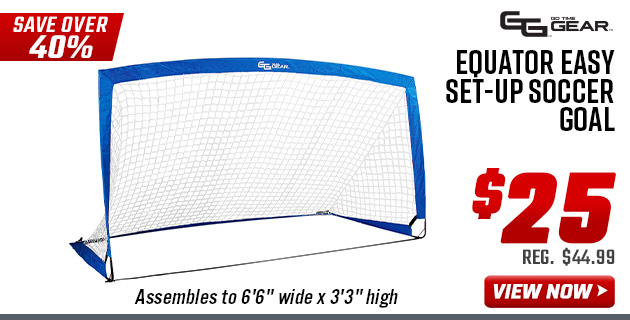 Go Time Gear Equator Easy Set-Up Soccer Goal
