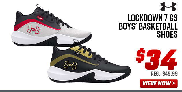 Under Armour Lockdown 7 GS Boys' Basketball Shoes