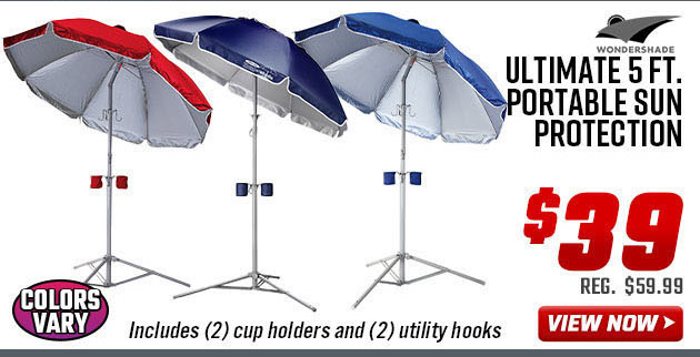 Wondershade Ultimate 5 Ft. Portable Sun Protection