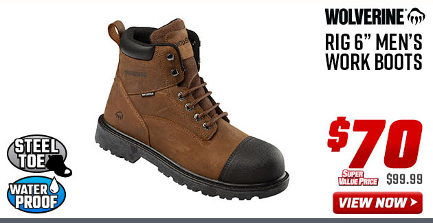 Wolverine Rig 6” Men’s Work Boots