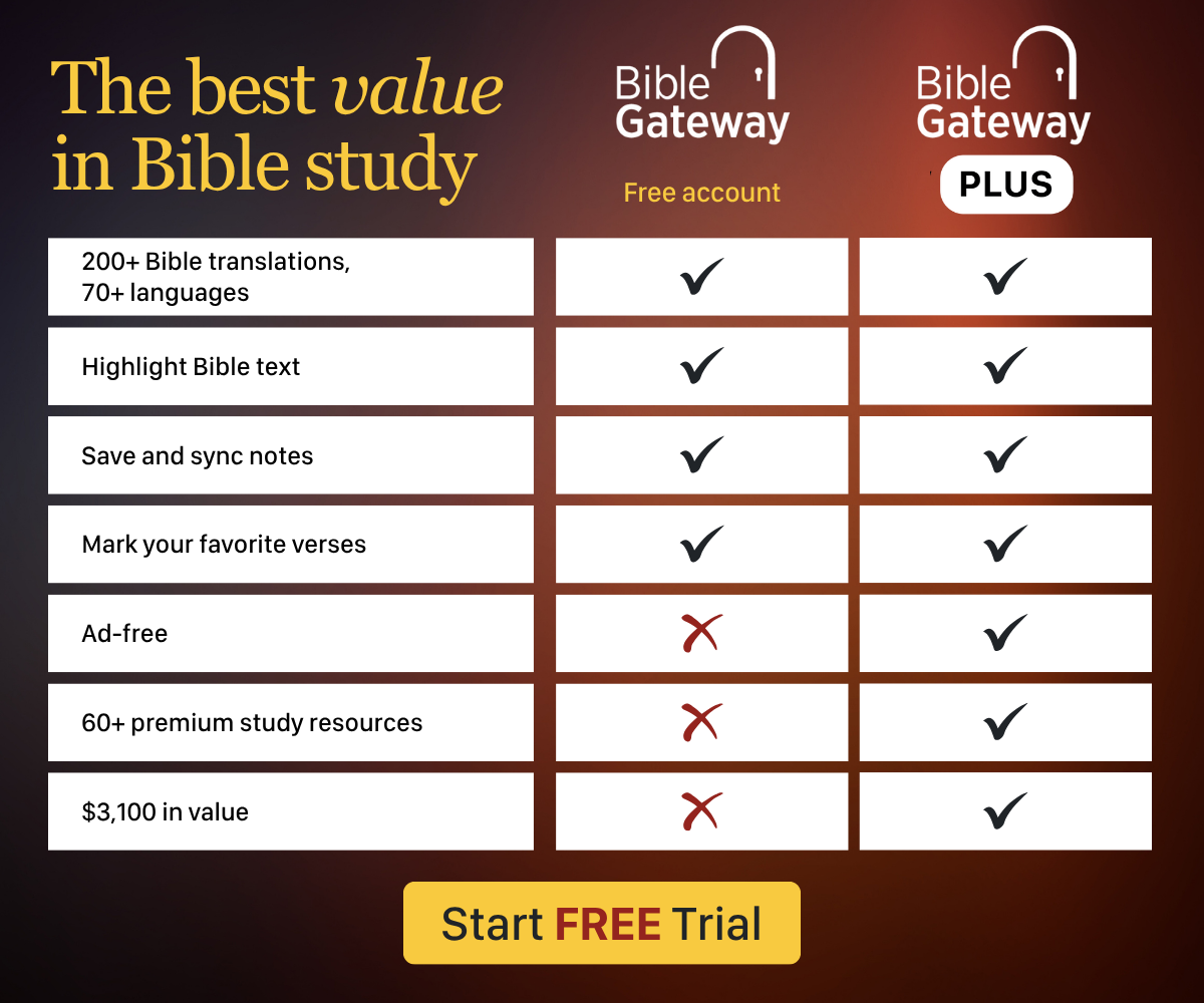 Bible Gateway Plus