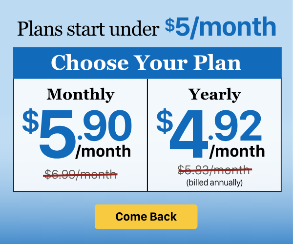 Choose Your Plan