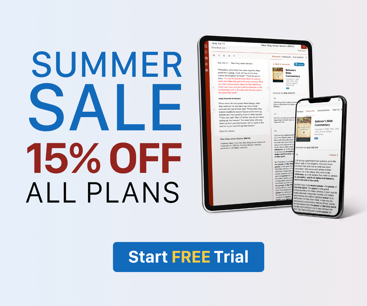 Back to Bible Study Sale