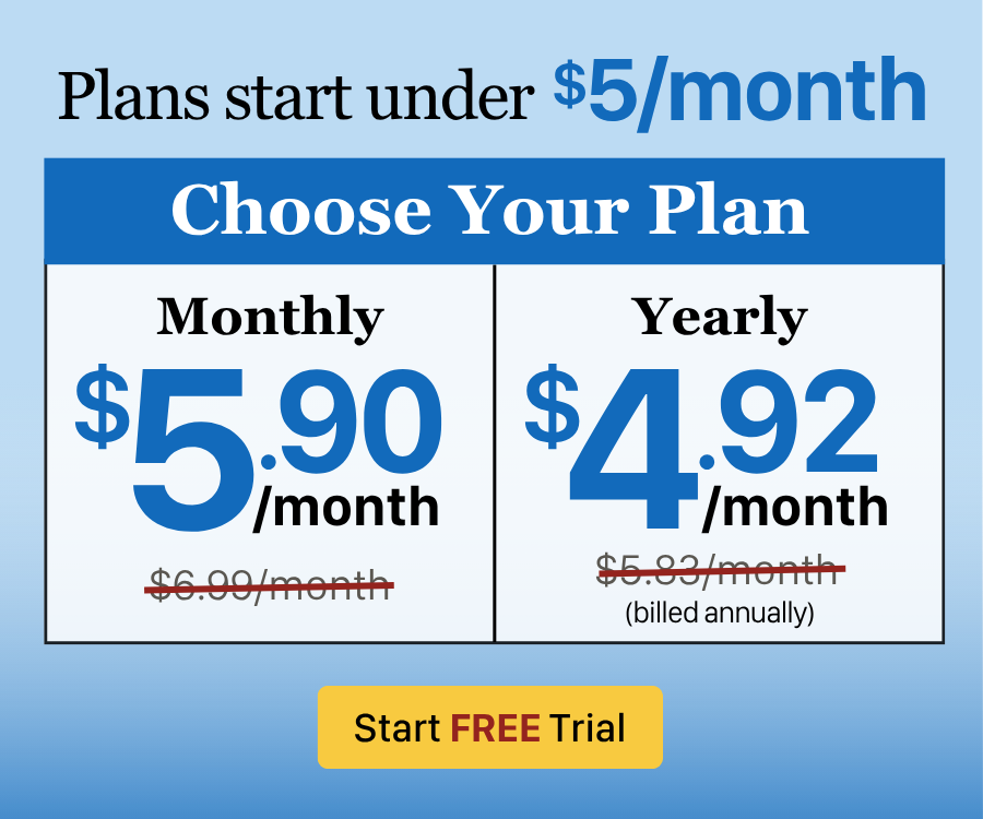 Choose your plan