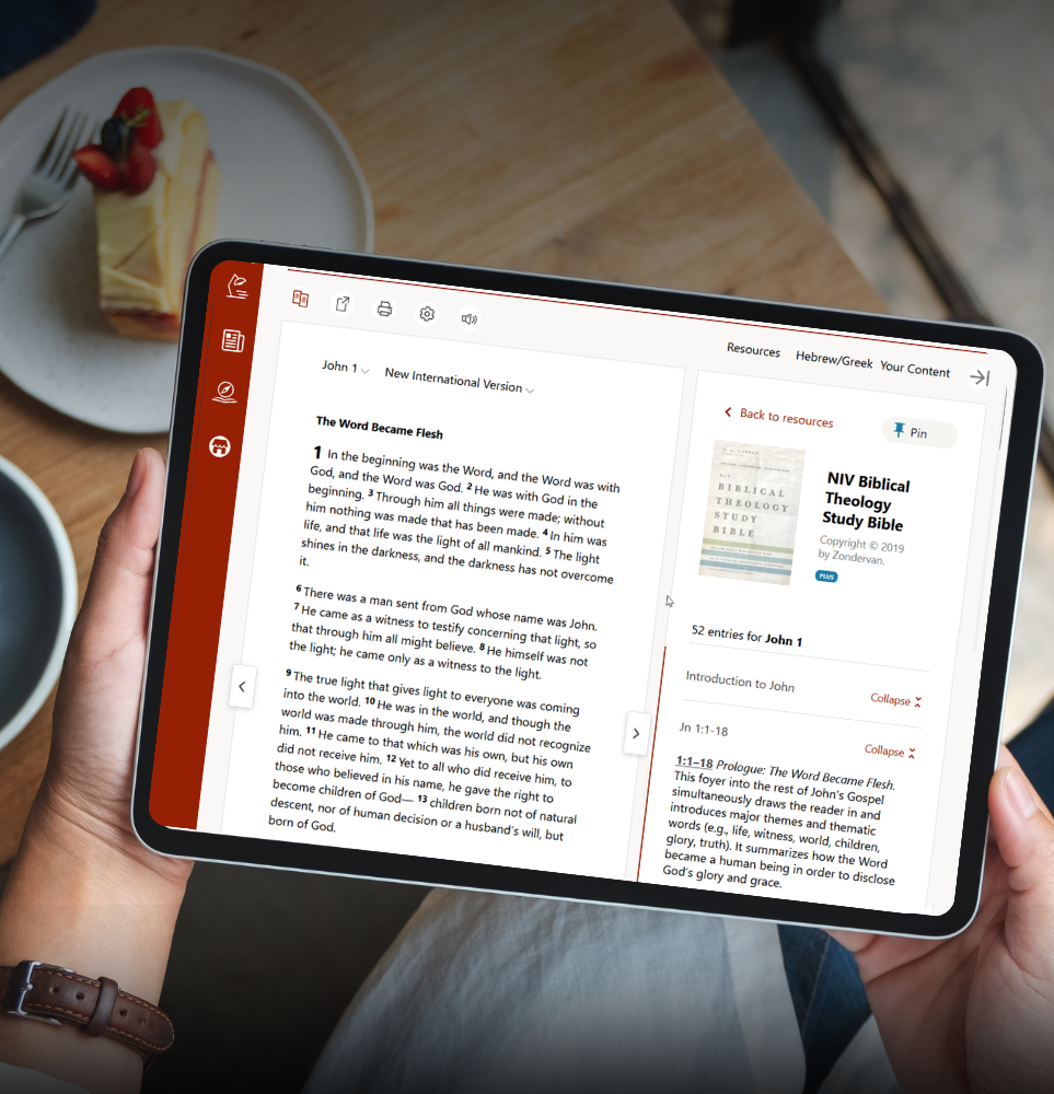 Bible Gateway Plus brings you $3,100 in resources in the palm of your hand