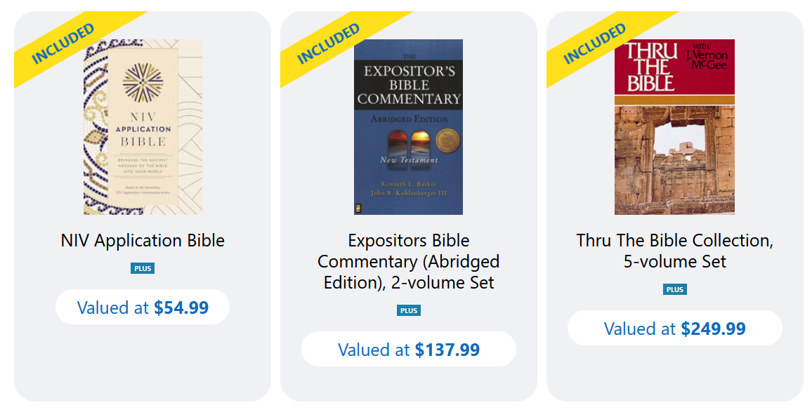 Best value in digital Bible study!