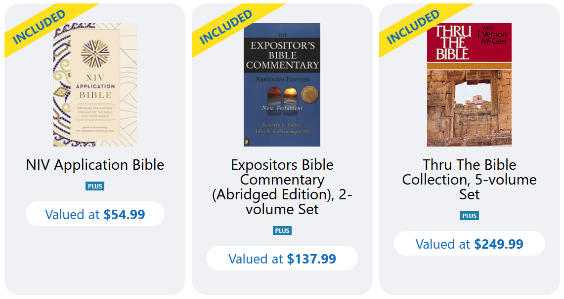 Best value in digital Bible study!
