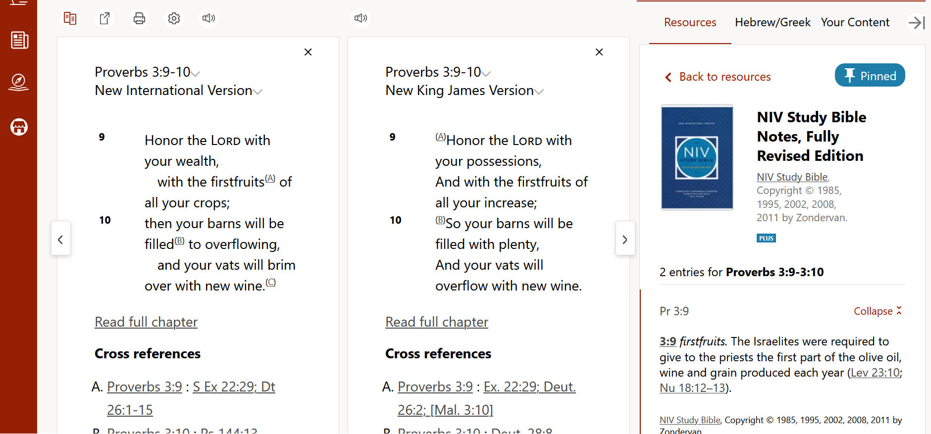 Bible Gateway Plus