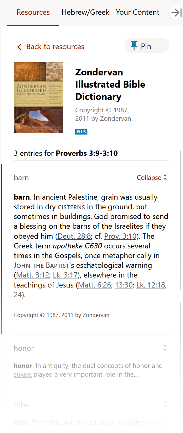 Bible Gateway Plus
