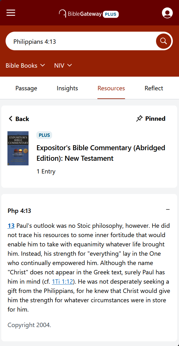 Expositor's  Bible Commentary in Action