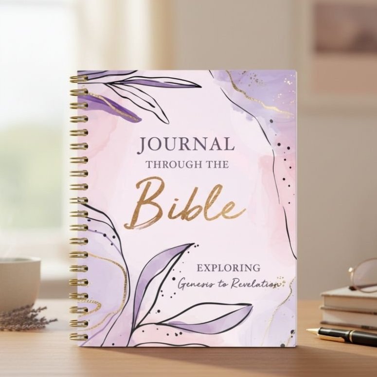 Journal Through the Bible, Spiral-Bound, with Tear-Out Memorization Cards