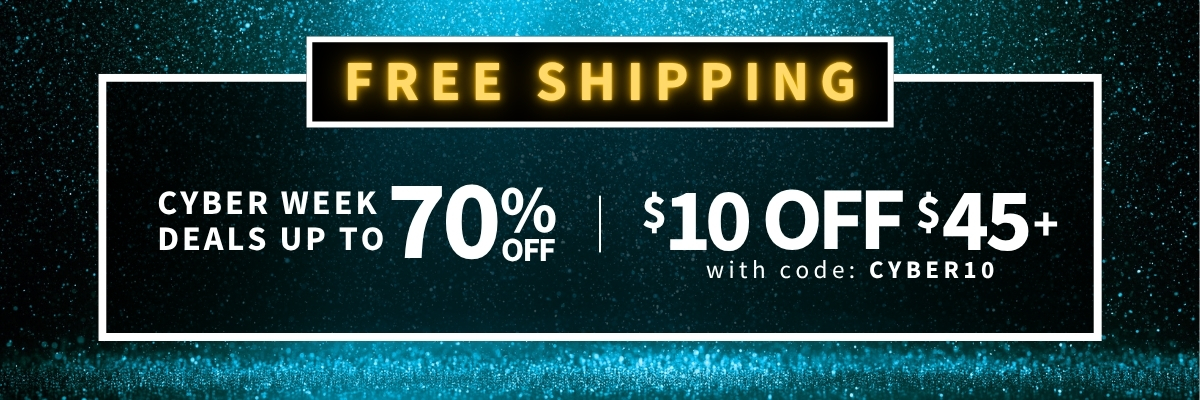 $10 off $45 with code CYBER10