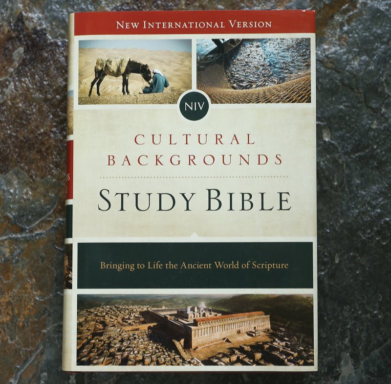 NIV, Cultural Backgrounds Study Bible, Red Letter Edition