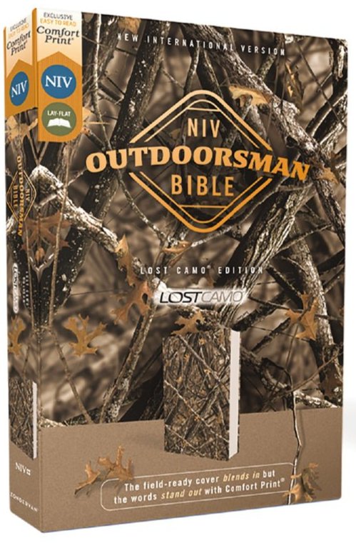 NIV, Outdoorsman Bible, Red Letter Edition, Comfort Print