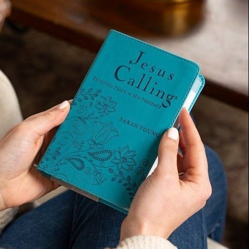 Jesus Calling, Teal Leathersoft