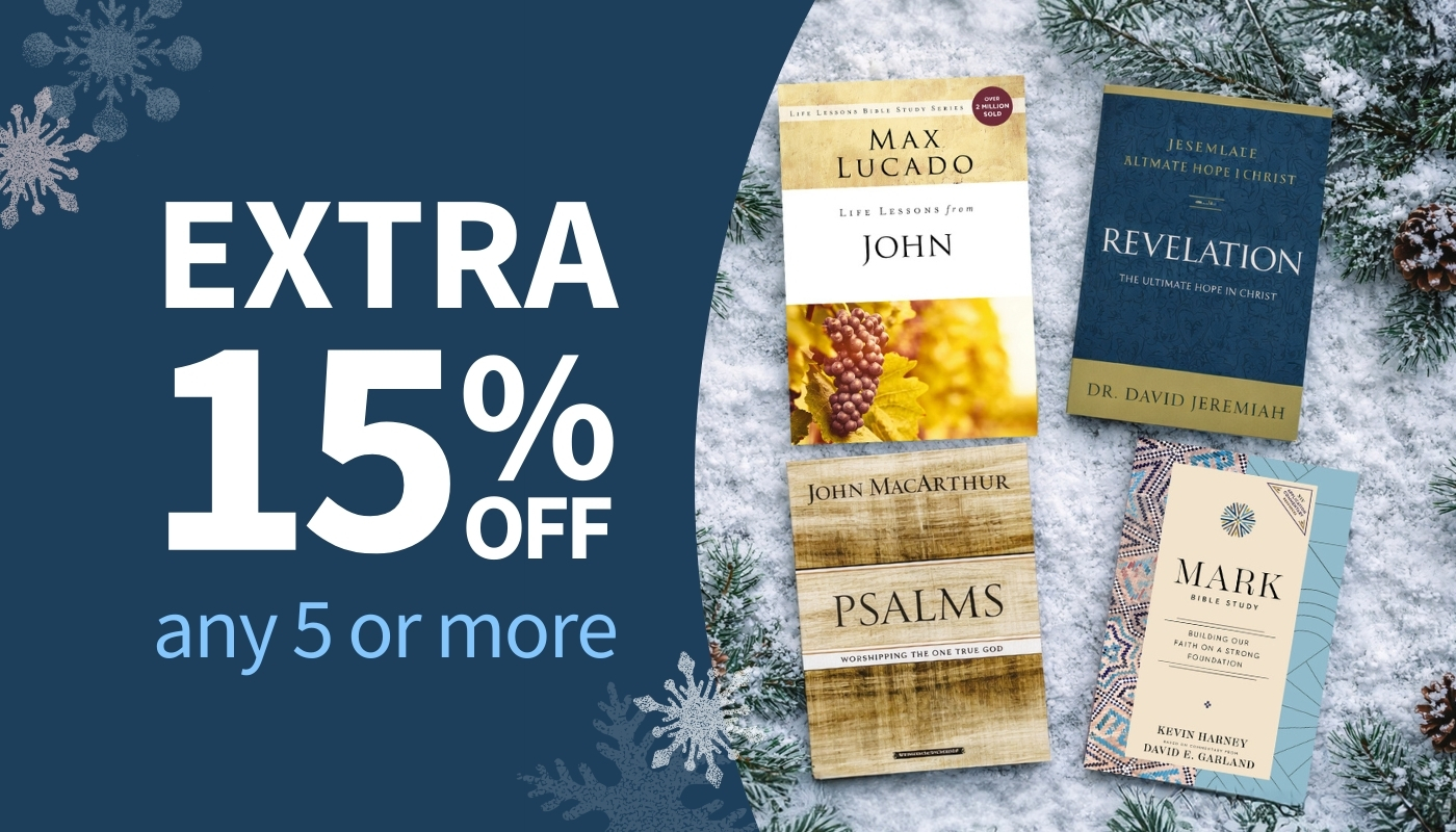 Extra 15% off 5+ Book of the Bible Studies