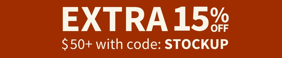 Extra 15% off $50