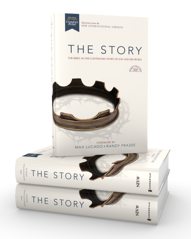 NIV, The Story, Hardcover, Comfort Print: The Bible as One Continuing Story of God and His People