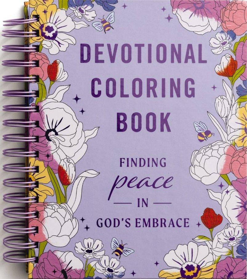 Finding Peace in God's Embrace: Devotional Adult Coloring Book