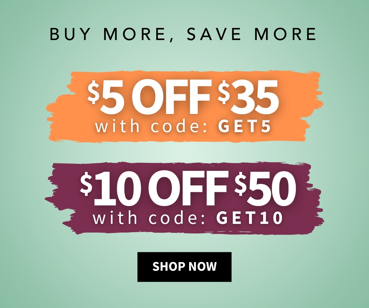 Free shipping on $20 with code SPRING20