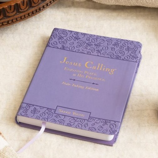 Jesus Calling Note-Taking Edition, Leathersoft, Purple, with Full Scriptures