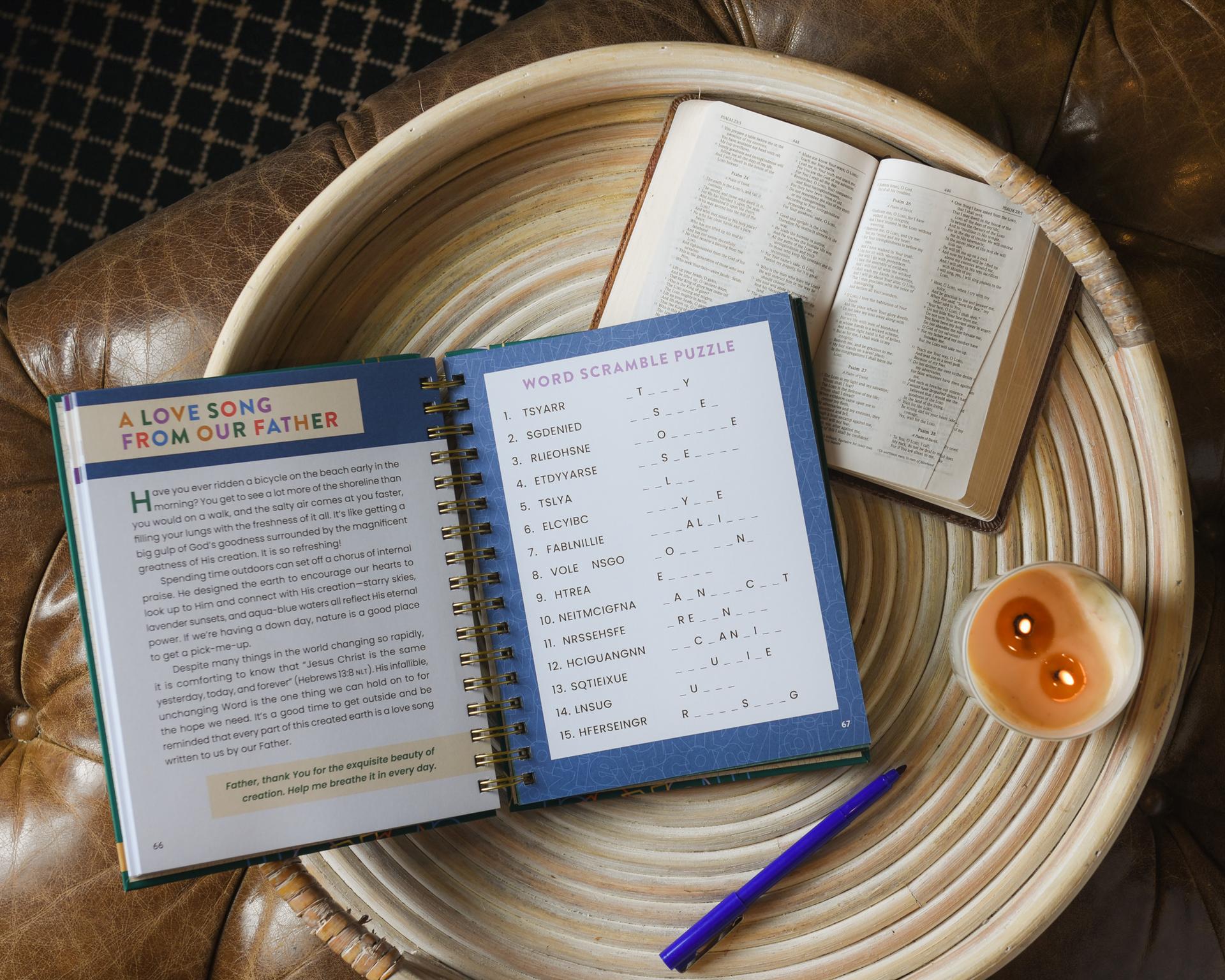 Devotional Word Scramble Book: Celebrate God’s Goodness